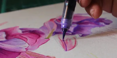 Wasservermalbare Pinsel-Farbstoffmarker