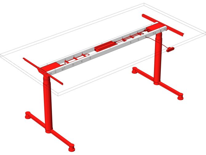 T Table Premium: The height-adjustable desk for optimum comfort