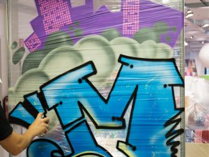Molotow Film Canvas - the legal graffiti wall to take home