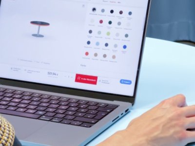 Ganz einfach konfigurieren - auch mit bereits vorhandener Tischplatte