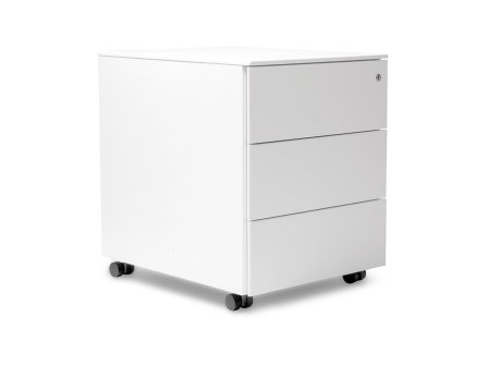 Roller containers with drawers