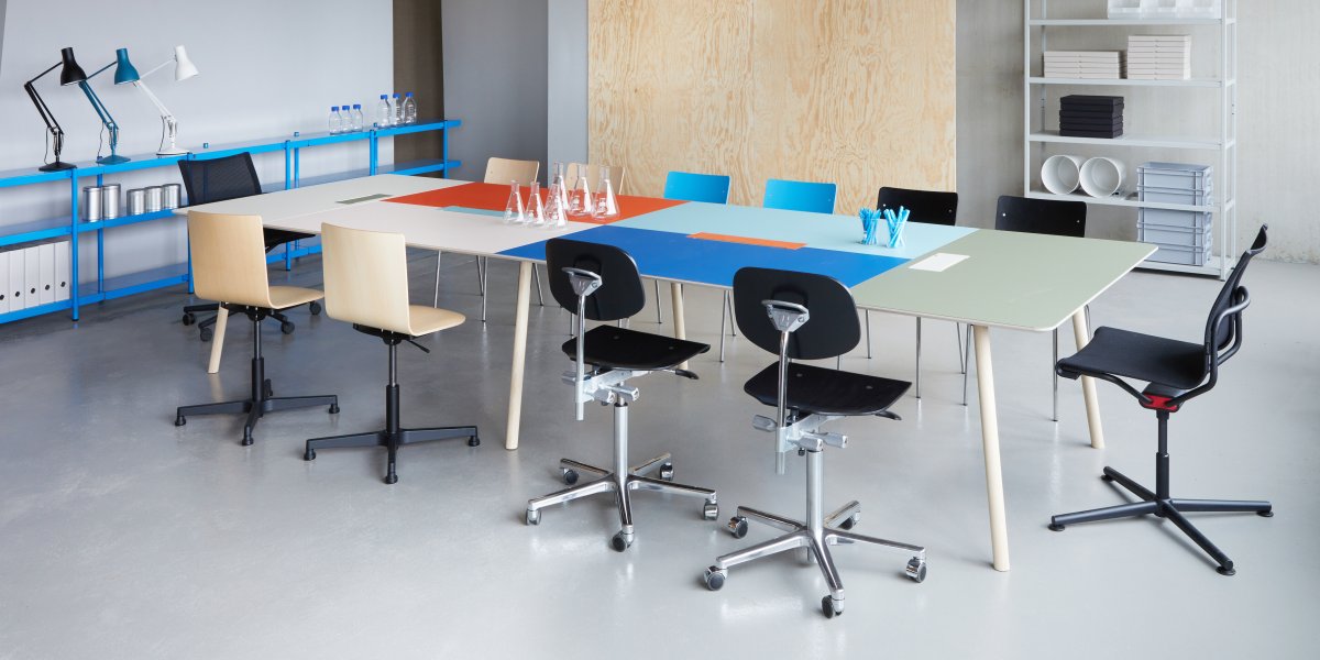 Work island and conference table in one.