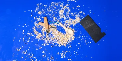 Relaxed wood carving