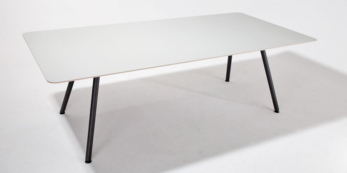 Fresh and functional: Your conference table could look like this in white