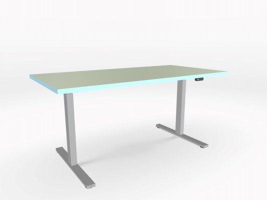 Höhenverstellbarer Schreibtisch farbig