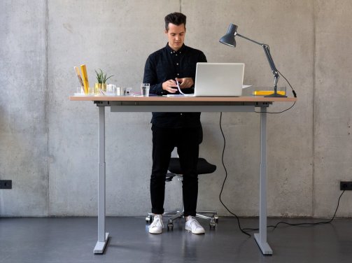 All in one: Your height-adjustable office desk