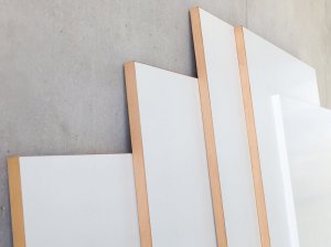 Piano di lavoro bianco su misura