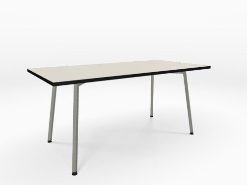 Schreibtisch, individuell, grau (Y Tisch)
