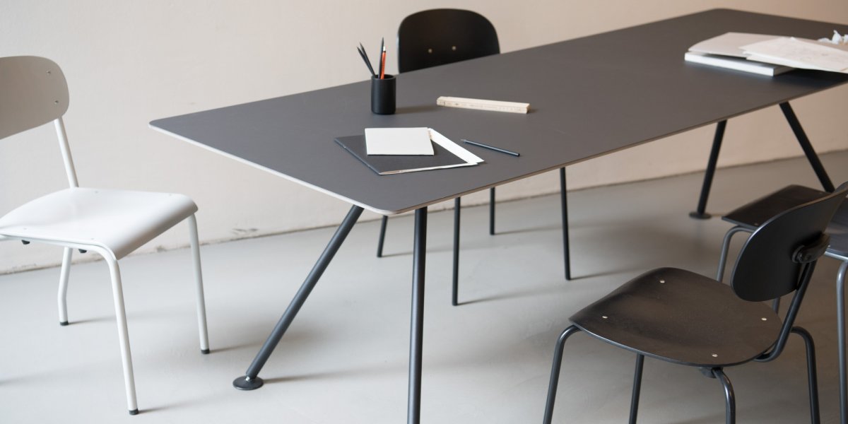 How many people do you need a black conference table for?