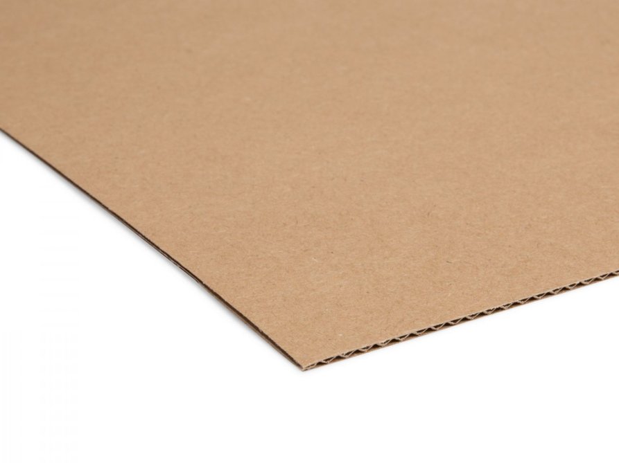 Double-sided corrugated board