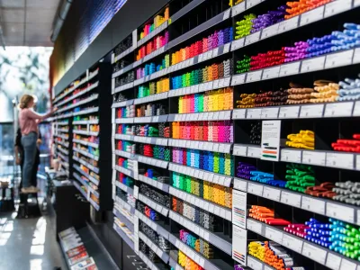 Die größte Stiftewand der Welt