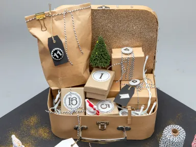 Adventskalender aus dem Koffer