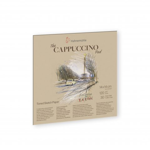 Hahnemühle Sketchpad The Cappuccino Pad brown, 120 g/m², 140 x 140 mm, 30 sheets