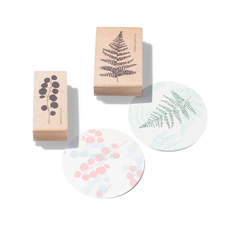 Motivo Sello Madera, Floral