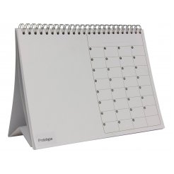 Calendario de sobremesa Blanco para que lo diseñes tú mismo