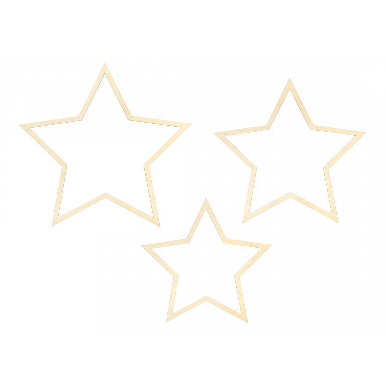 Stern-Hänger aus Holz