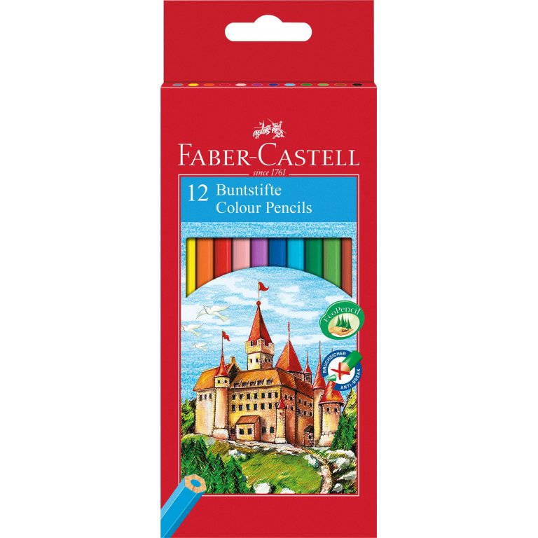 Matita colorata Faber-Castell Castle, set da 12 pezzi