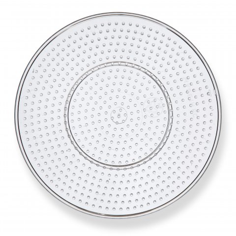 Placa enchufable para perlas ø 150 mm, transparente, circular