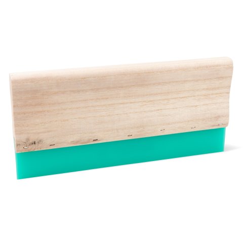 Screen printing squeegee, wood l=260 mm, for Din A4 frames, Allrounder, 75 Shore