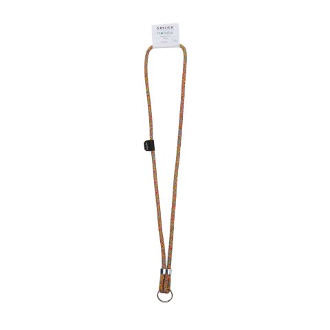 Sminx Smart Strings Schlüsselband Modulor Edition l = 55 cm, Schlüsselring ø = 25 mm, Konfetti