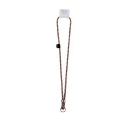 Sminx Smart Strings Lanyard Modulor Edition l = 55 cm, key ring ø = 25 mm, rainbow