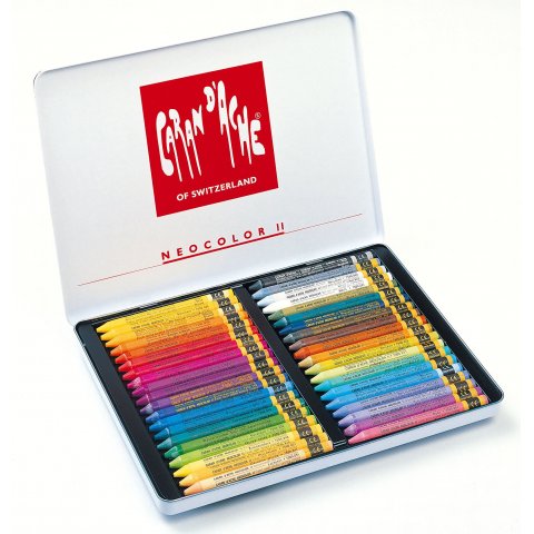 CARAN d'ACHE NEOCOLOR II 40色セット Departments - Caran d'Ache Neocolor II Water Soluble Wax