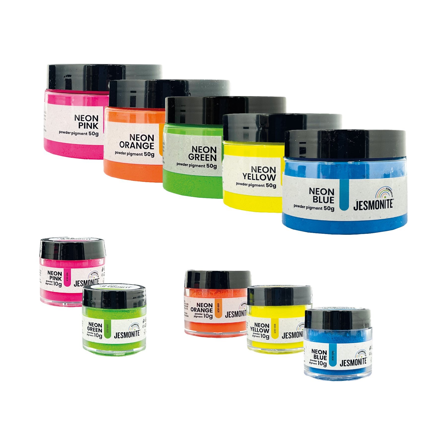 JESMONITE PIGMENT POUDRE FLUO 50G ROSE - Jardin d'Arts Créatifs