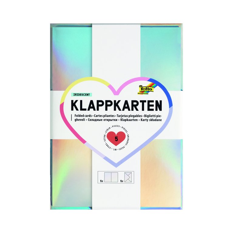 Kartenset irisierend
