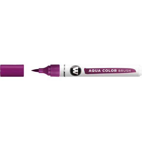 Molotow Aqua Color Brush Marker Punta del pennello, pupur (010)