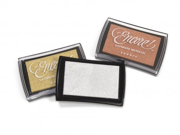 Encore Ultimate Metallic, almohadillas para sellos de pigmento