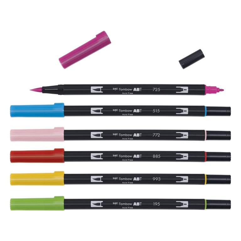 Tombow Lettering Set Advanced 4 Dual Brush+bending Pen+