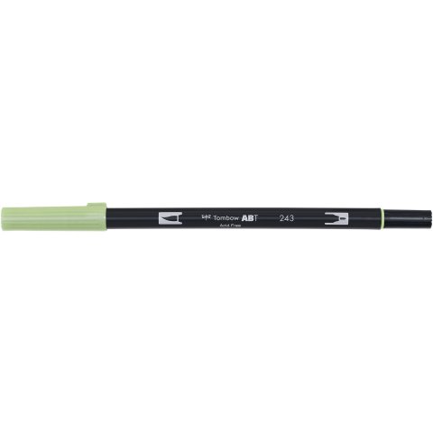 Tombow Dual Brush Pen ABT, 2 puntas: Pincel/fino Bolígrafo, menta