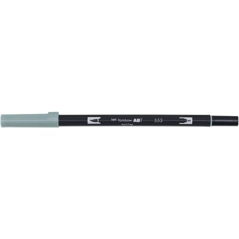 Tombow Dual Brush Pen ABT, 2 tips: Brush/Fine pen, mist purple