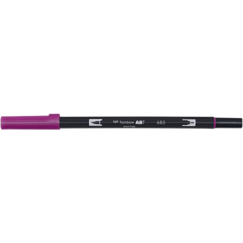 Tombow Dual Brush Pen ABT, 2 puntas: Pincel/fino Bolígrafo, magenta profundo