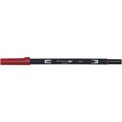 Tombow Dual Brush Pen ABT, 2 Spitzen: Pinsel/fein Stift, persimmon