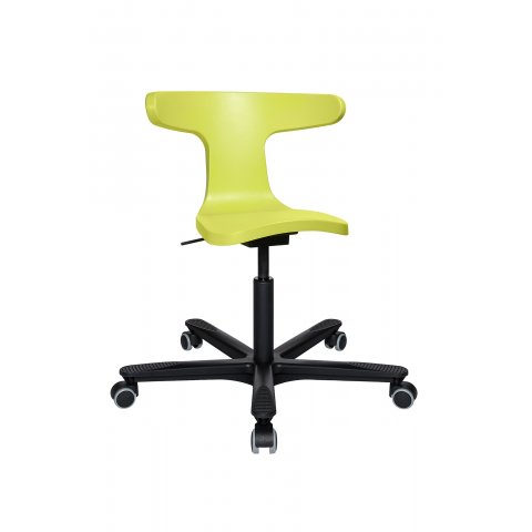 Wagner Office swivel chair W-ork low 450-620 x 400 x 370 mm, seat shell green
