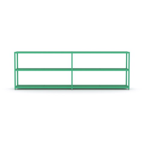 Modulor shelf M5.3 785x2375x400mm, malachite green, RAL 160 70 50, FS