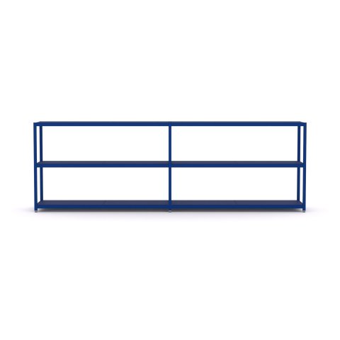 Estantería Modulor M5.3 785x2375x400mm, azul ultramar, RAL 5002, FS