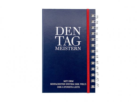 Notizblock Den Tag meistern, Die 6-Punkte-Liste