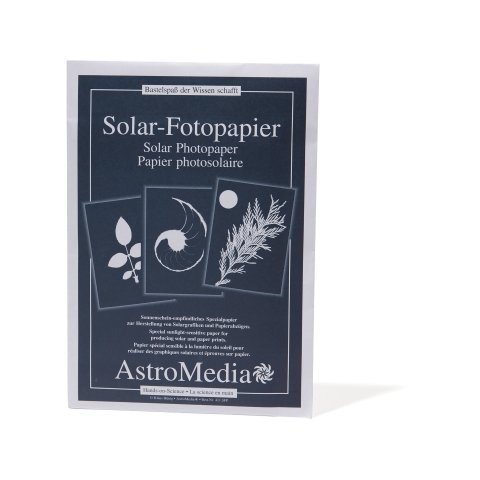 papel fotográfico solar 140 x 190 mm, aprox. DIN A5, 20 hojas