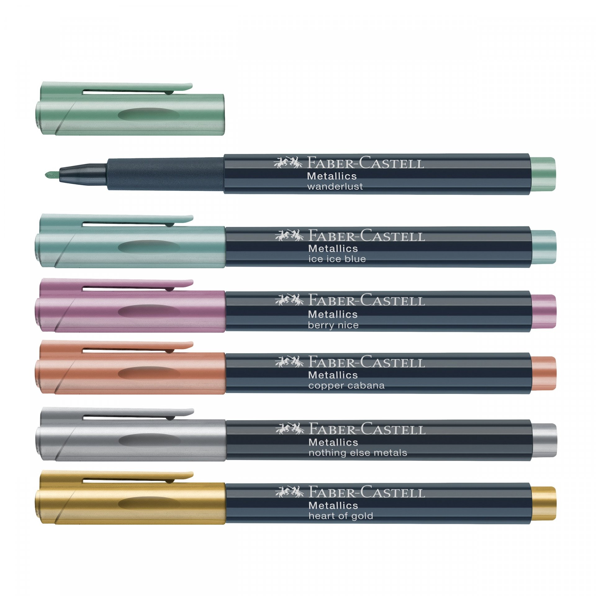 Acquistare Faber-Castell Marker Metallics, set da 6 online