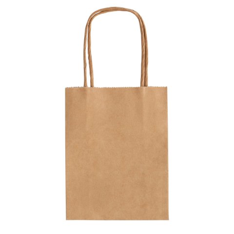 Folia Paper Bags With Twisted Paper Handle 12 x 5,5 x 15 cm, natural