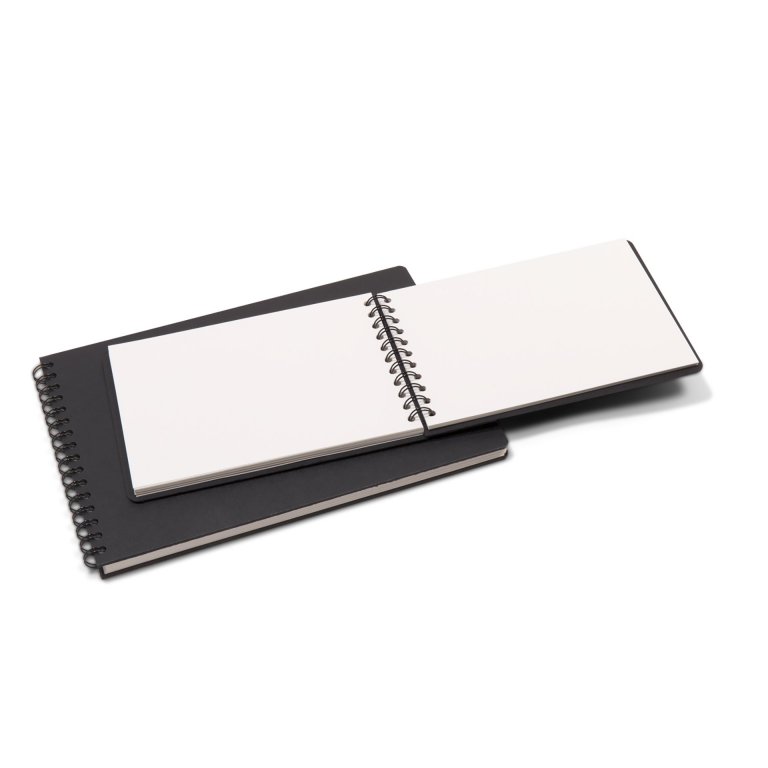 Libro acquerello bianco mare Copertina rigida bianca 350 g/m².