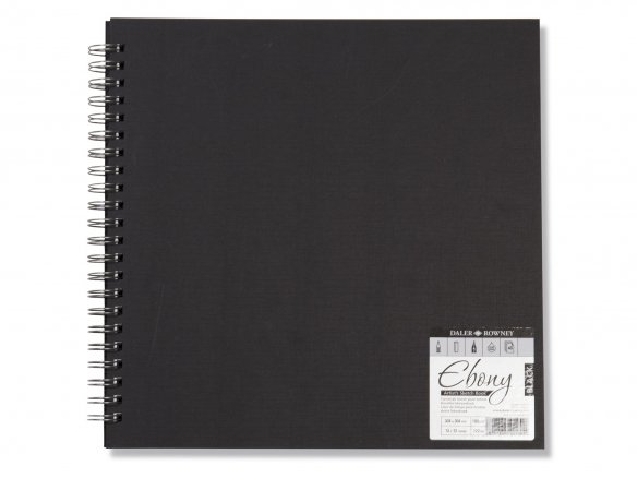 Daler-Rowney Skizzenbuch Ebony black mit Spirale