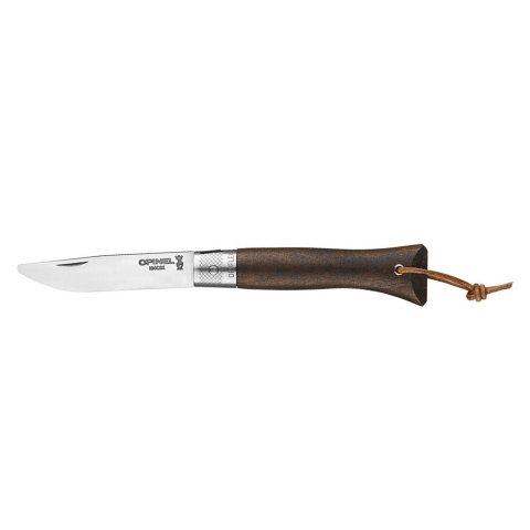 Opinel coltello in acciaio inox néo6 Opiflex, inossidabile, lama 70 mm, legno di noce