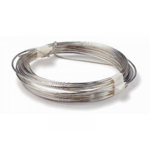 Copper wire, silver-plated ø 0.4  l = 20 m