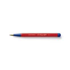 Leuchtturm biros twist grip Bauhaus Edt. Combinación de colores rojo (eje)/azul real