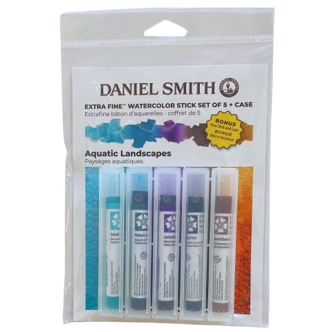 Daniel Smith Aquarellfarbe Watercolour Stick, Set 5 x 12 ml, Aquatic Landscapes