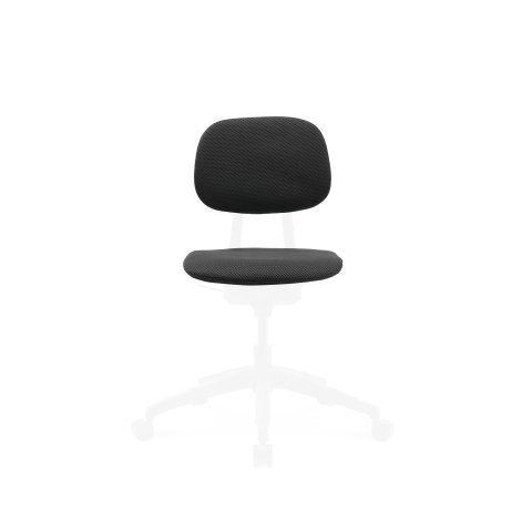Wagner swivel chair S1 Upholstery backrest and seat black