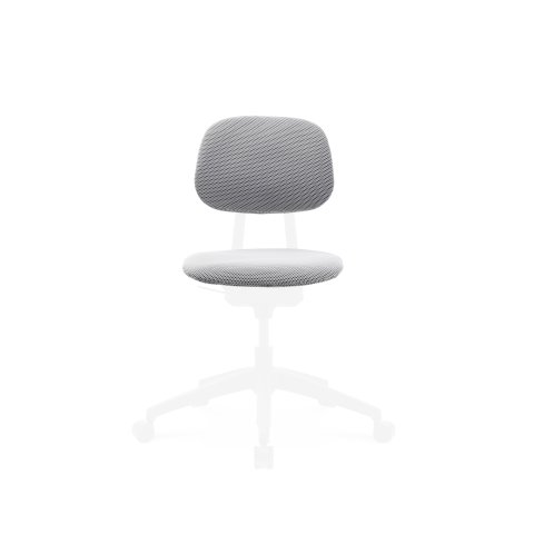 Wagner swivel chair S1 Cushion backrest and seat white